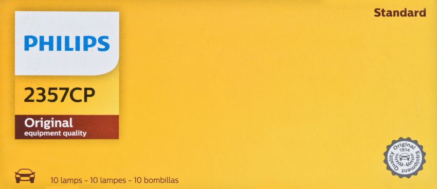 Philips 2357CP Philips Standard Miniature 2357 Pack of 10