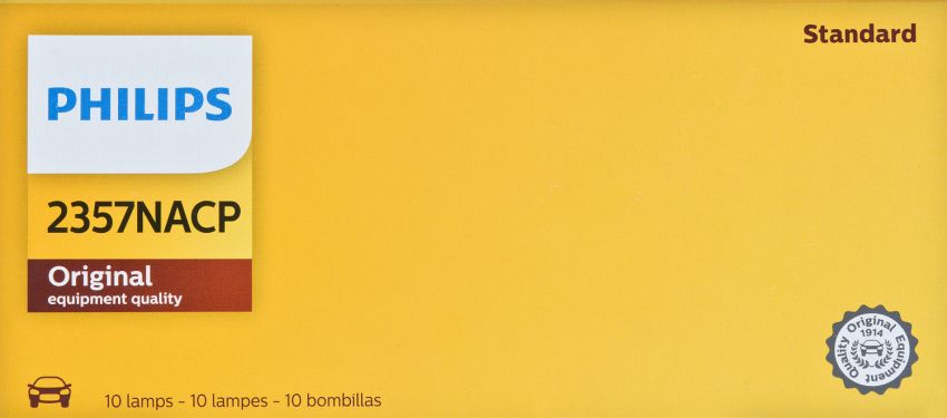 Philips 2357NACP Philips Standard Miniature 2357NA Pack of 10