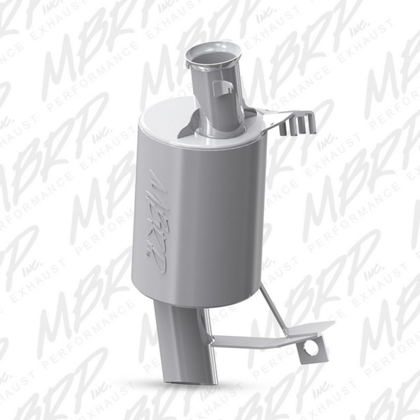 MBRP Exhaust 235T211 Trail Muffler; Bolt-on Design; Packed Muffler.