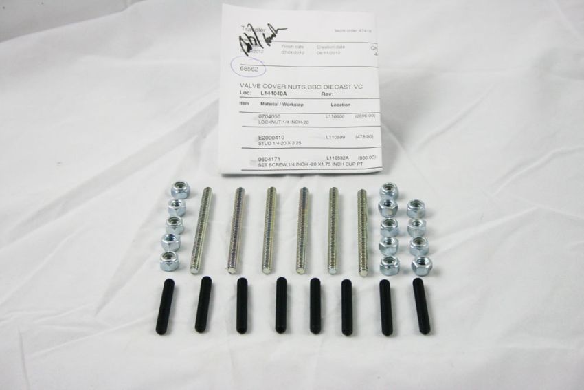 MOROSO MOR68562 Valve Cover Bolt Kit - BBC