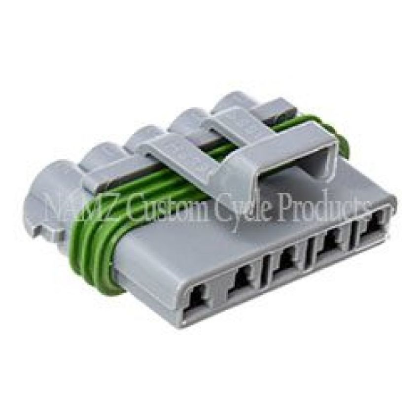 NAMZ NDP-38069 Delphi-Packard Weatherpack 5-Position Female Wire Connector w/Seals