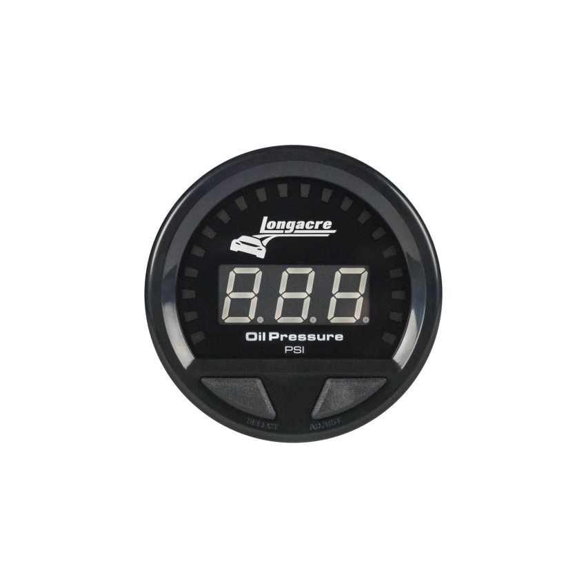 LONGACRE LON52-46857 Waterproof LED Oil Pressure Gauge