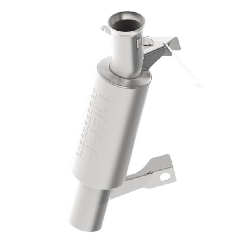 MBRP Exhaust 2380113 Race Muffler; Bolt-on Design; Packed Muffler.