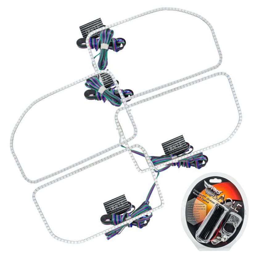 Oracle Lighting 2383-330 ColorSHIFT(tm) Halo Kit, Square Ring Design
