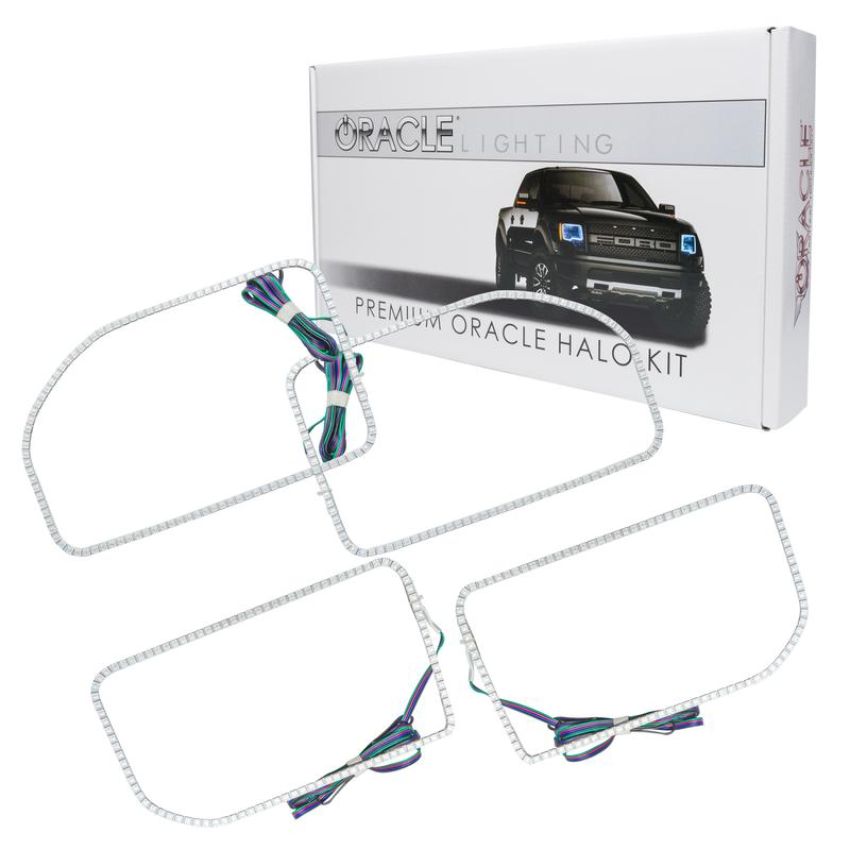 Oracle Lighting 2383-504 ColorSHIFT(tm) Halo Kit, Square Ring Design, ColorSHIFT(tm) - Simple