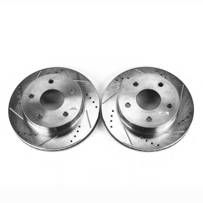 PowerStop AR8748XPR PowerStop Evolution Performance Drilled, Slotted & Plated Brake Rotor Pair