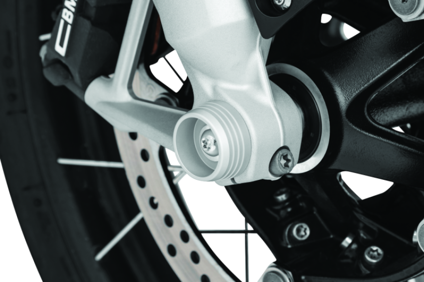 Kuryakyn 3807 Lodestar Axle Sliders Silver