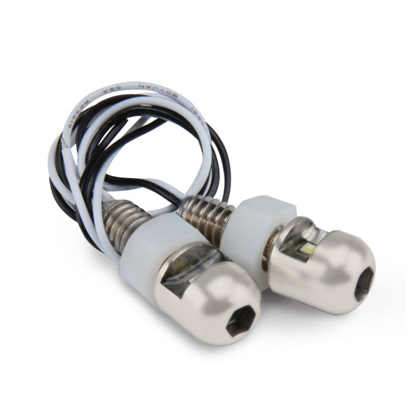 Design Engineering 30302 Lite'N Boltz Licenese Kit Satin 2pk