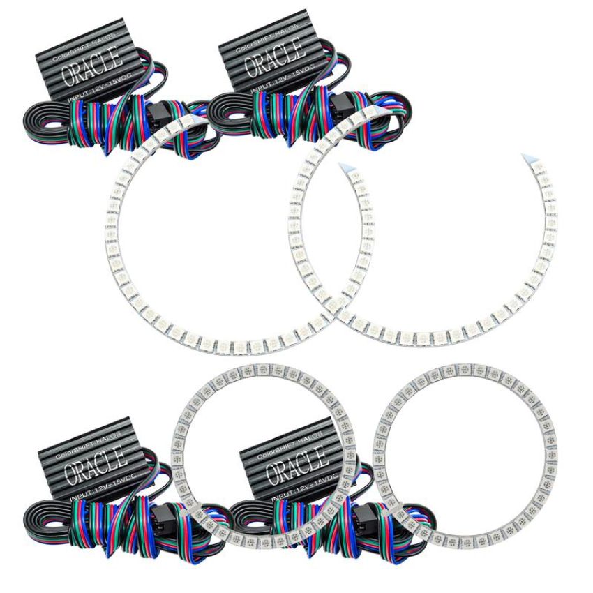 Oracle Lighting 2399-334 ColorSHIFT(tm) Dual Halo Kit, ColorSHIFT(tm) - No Controller