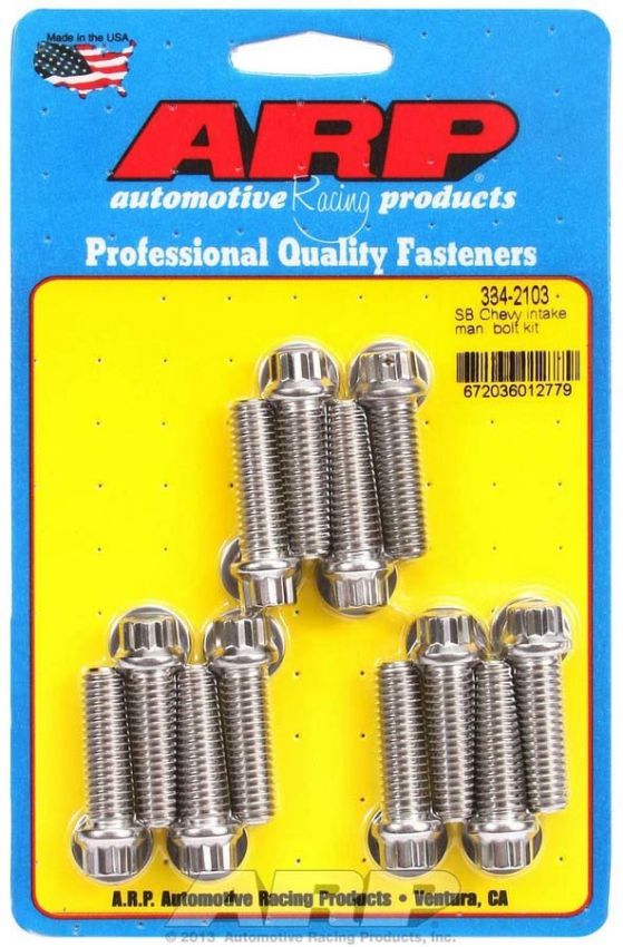 ARP ARP334-2103 SBC Intake Bolt Kit