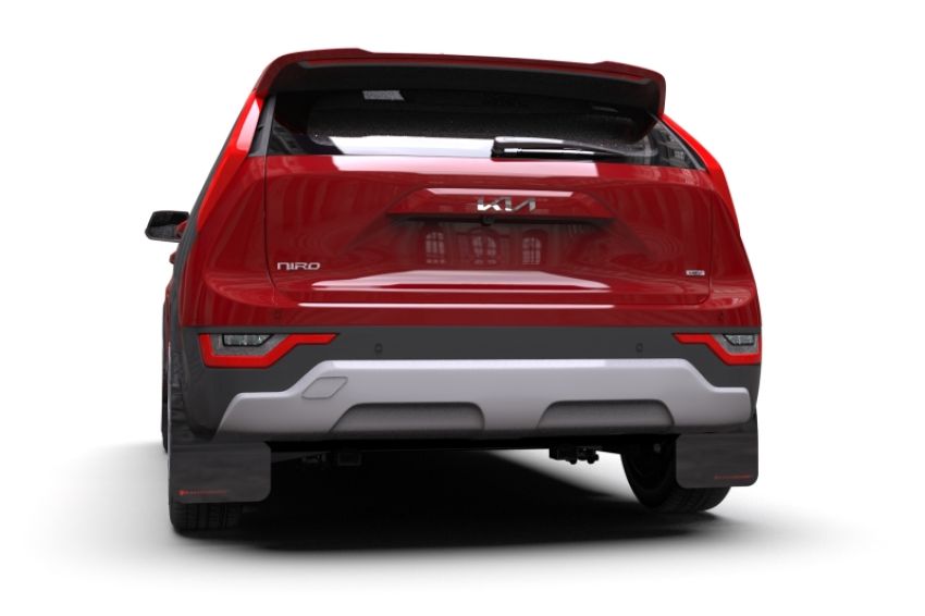 Rally Armor MF21-UR-BLK-RD Black Mud Flap/Red Logo