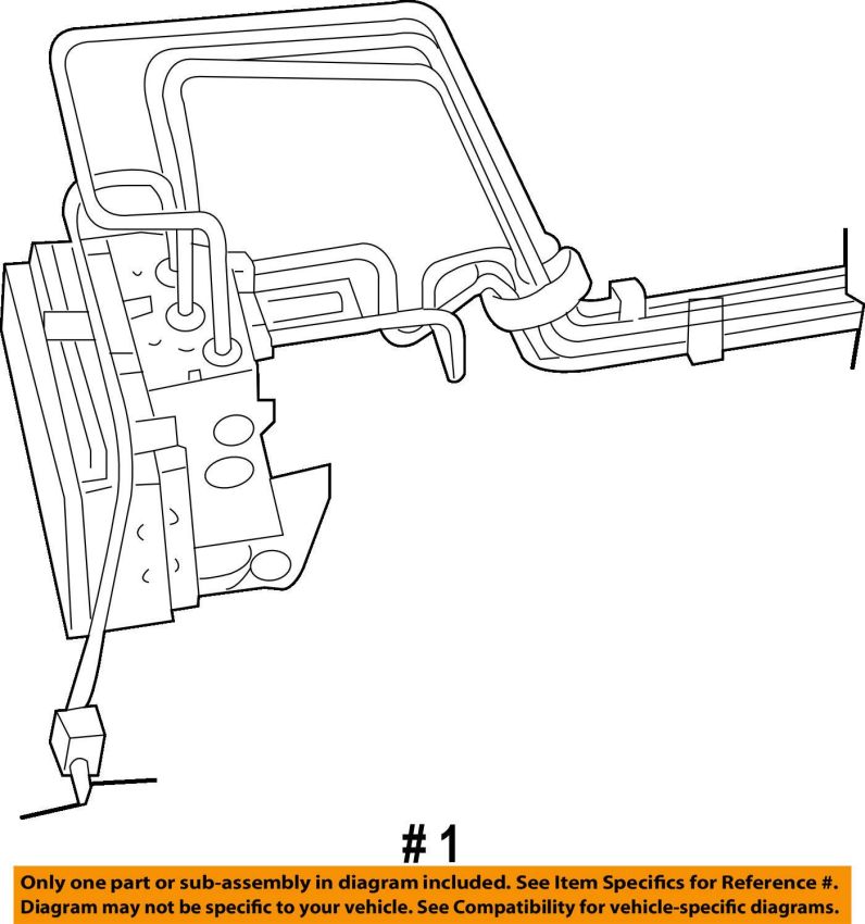 Mopar 68223570AB MODULE, Anti-Lock Brake System