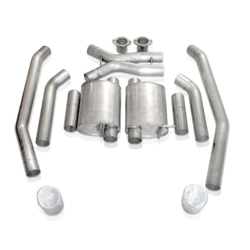 Stainless Works 05GTOTMCB 2005-06 GTO 3in Catback Chambered Mufflers X-Pipe