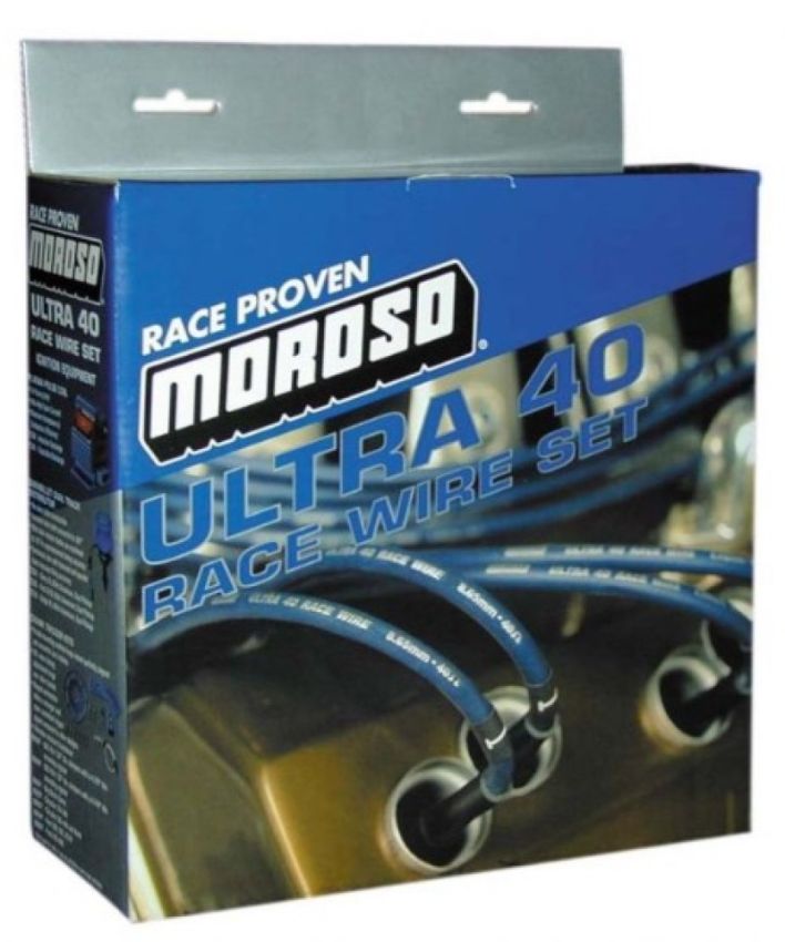 Moroso 73837 GM LS Ignition Wire Set - Ultra 40 - Unsleeved - Coil-On - Red