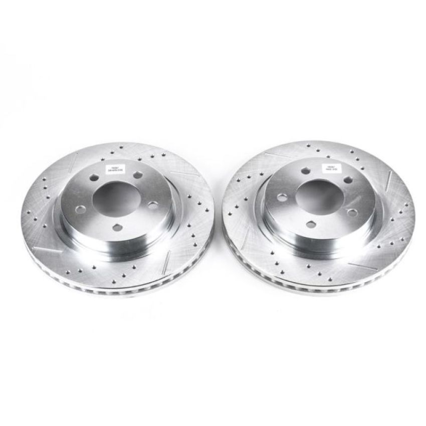 PowerStop AR8345XPR PowerStop Evolution Performance Drilled, Slotted & Plated Brake Rotor Pair