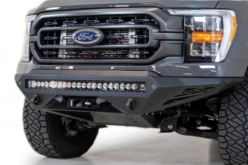 Addictive Desert Designs F191422860103 2021 Ford F-150 Stealth Fighter Winch Front Bumper