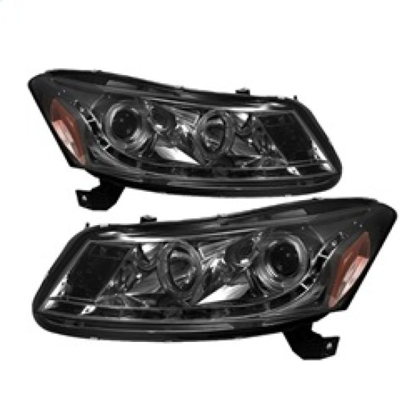 SPYDER 5010681 Projector Headlights - LED Halo - Smoke
