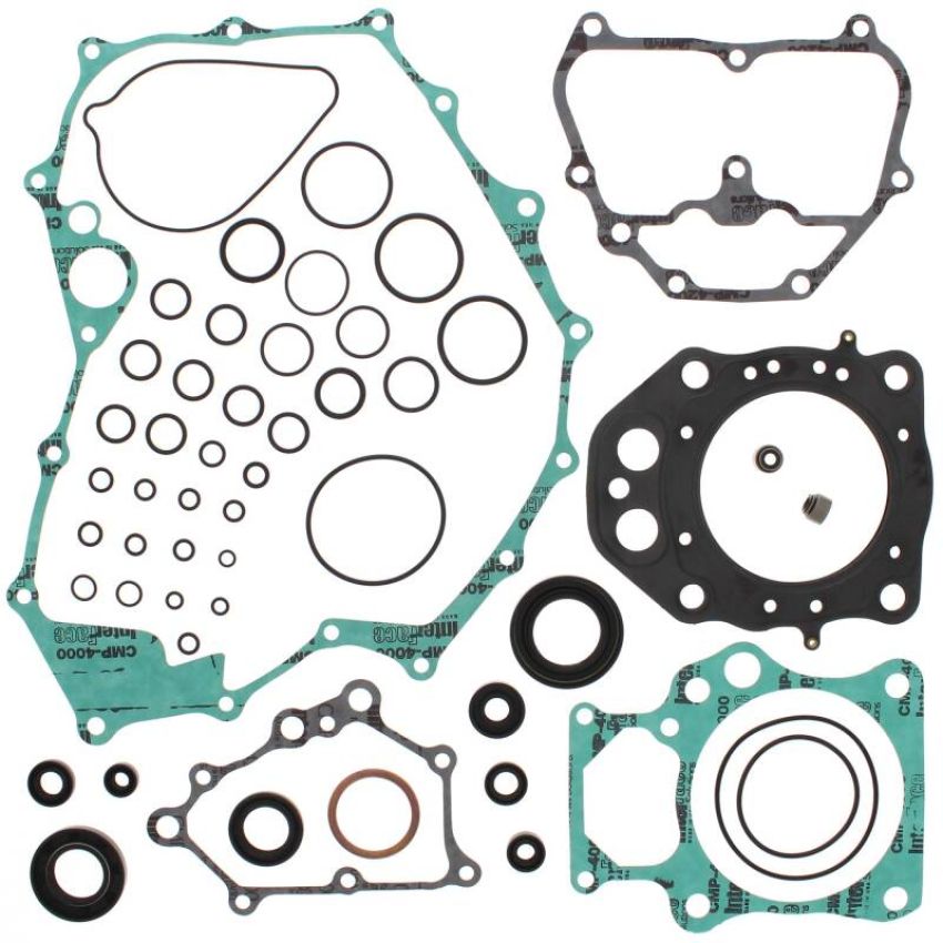 Vertex Pistons 811947 Vertex Gaskets 09-14 Honda TRX420 FA IRS Complete Gasket Kit w/ Oil Seals