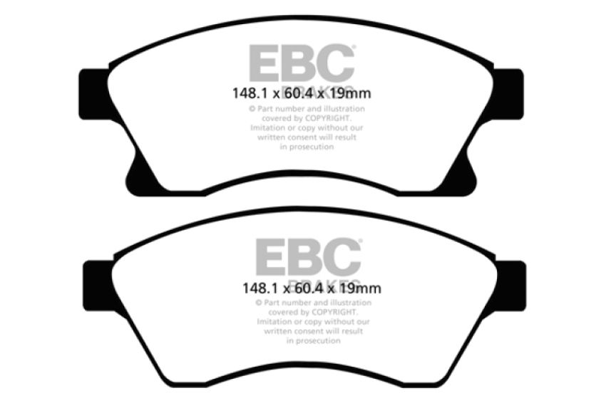 EBC Brakes DP42065R Yellowstuff Street And Track Brake Pads