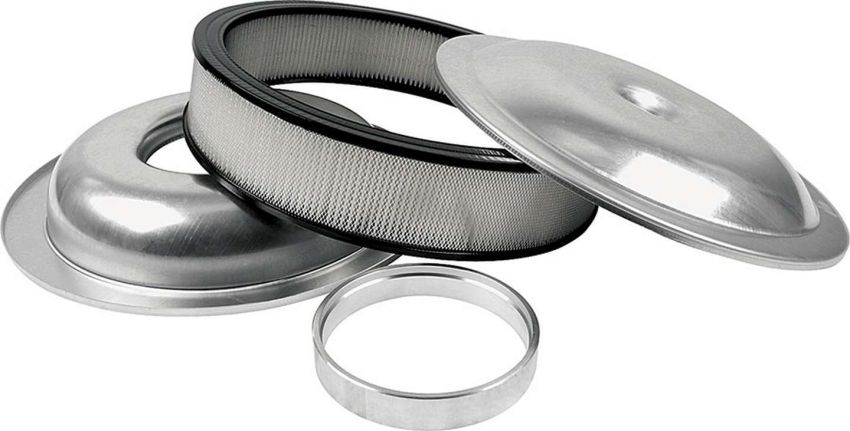 ALLSTAR PERFORMANCE ALL25914 LW 14in A/C Kit Plain 4in Paper Element