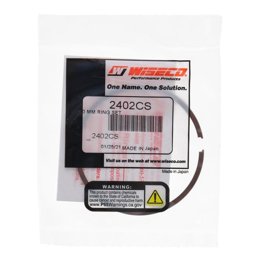 Wiseco 2402CS Wiseco Piston Ring Set, 2 Cycle, 61.00 MM Bore