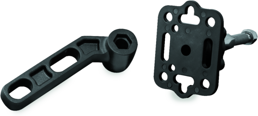 Kuryakyn 1672 Standard Accessory Perch Mount Black