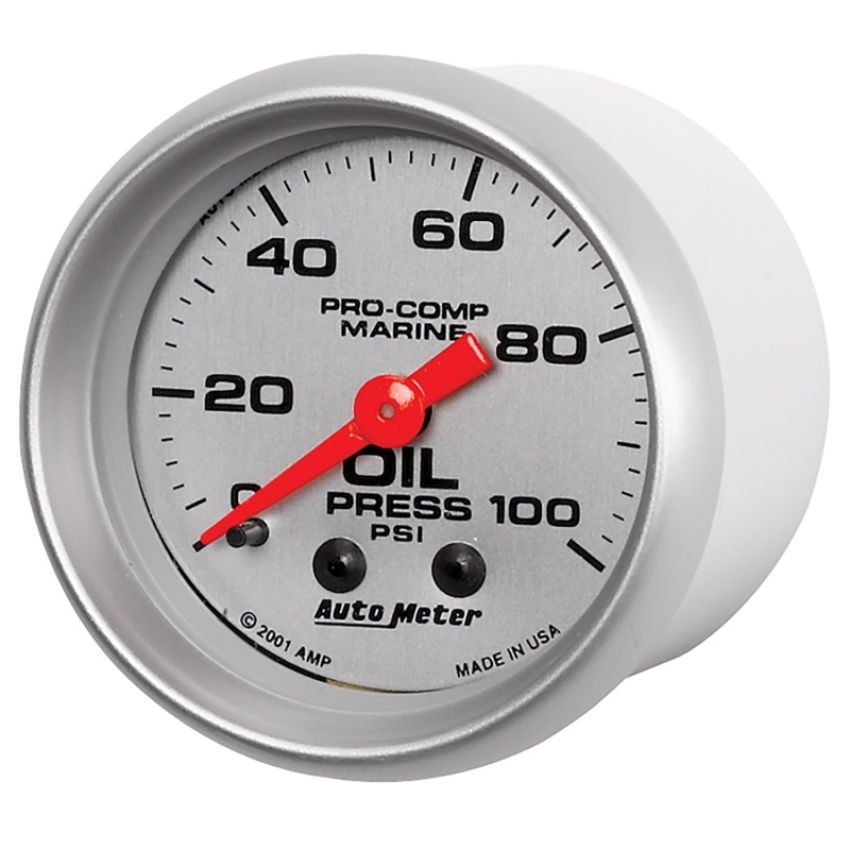 AutoMeter 200790-33 GAUGE, OIL PRESSURE, 2 1/16