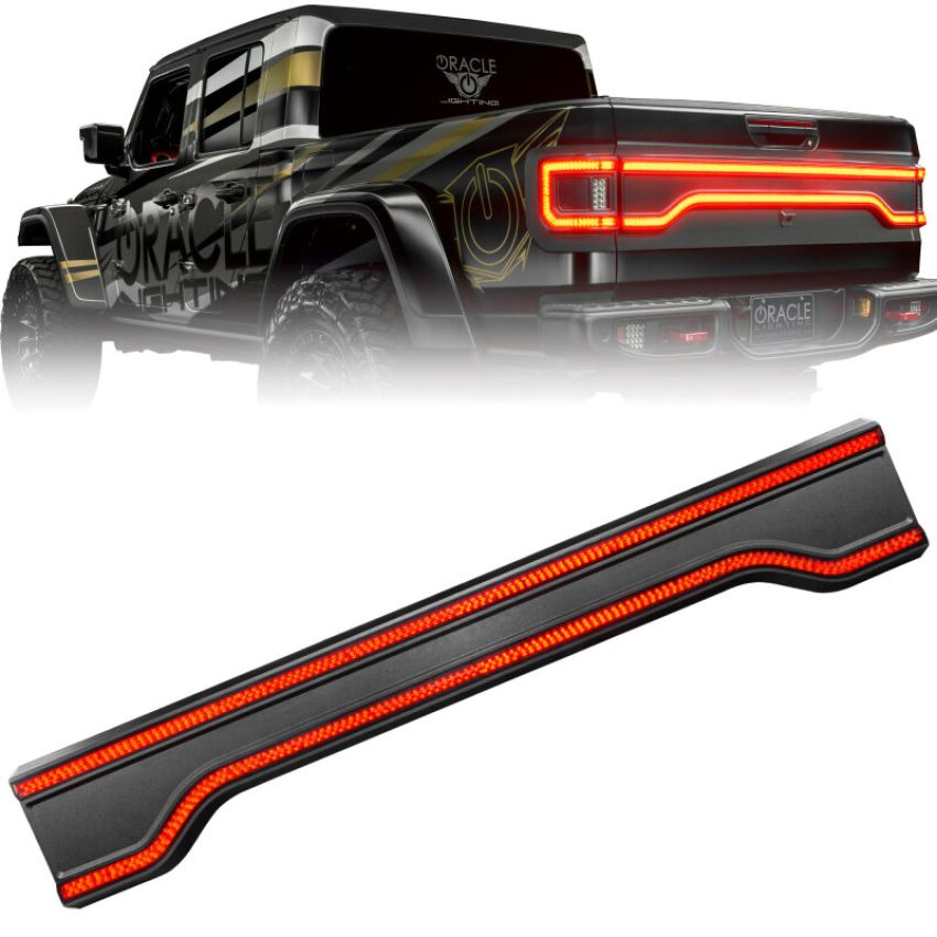 Oracle Lighting 5918-504-T Racetrack Flush Style LED Tailgate Panel Light for Jeep Gladiator JT - Tint Lens