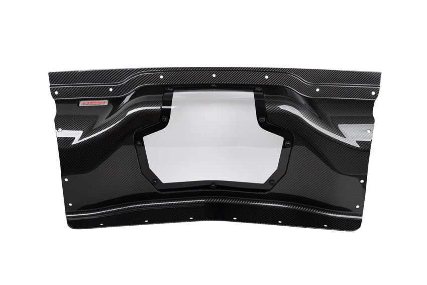 Corsa Performance 44009 Corsa Performance C8 Corvette Carbon Fiber Trunk Panel with Polycarbonate Window