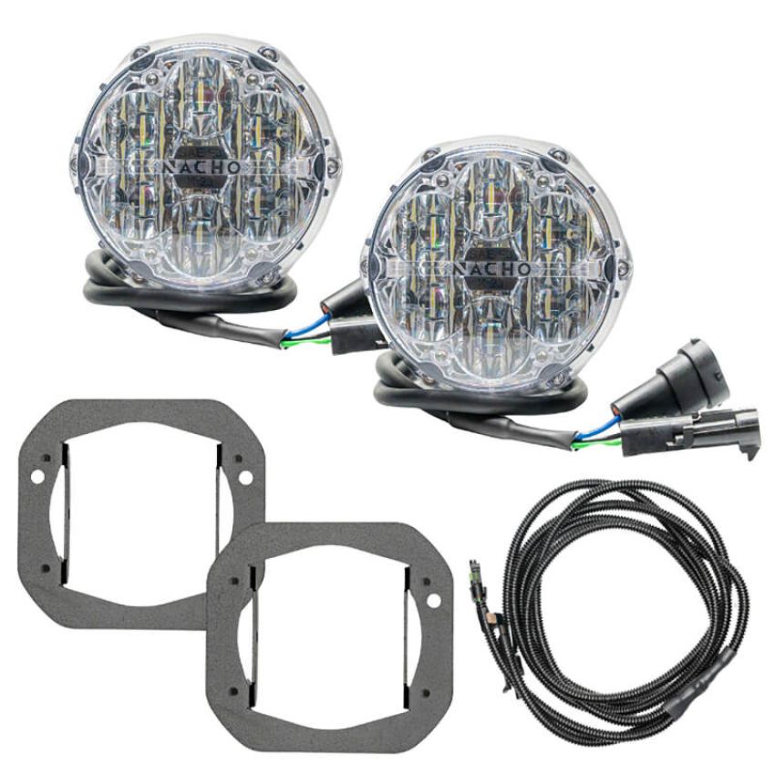 ARB V3JW1KWSO Jeep JL/JT Nacho SAE Only White Plug N Play Fog Light Kit (Bumper Kit)
