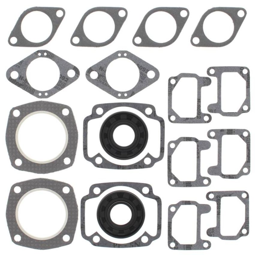 Vertex Pistons 711047 Vertex Gaskets 79-80 John Deere Trailfire (Kawasaki) FC/2 Complete Gasket Kit w/ Oil Seals