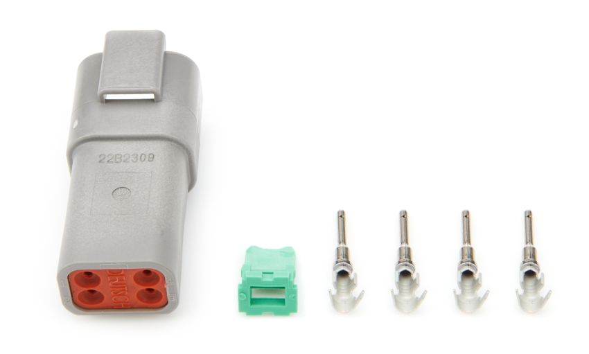 QUICKCAR RACING PRODUCTS QRP71-341 Plug Deutsch 4 Pin Receptacle