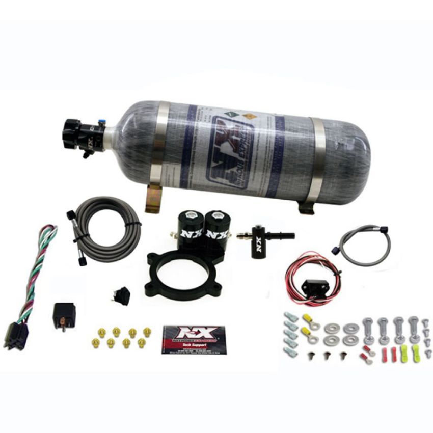 Nitrous Express 20936-12 2014-NEWER GM 5.3L TRUCK NITROUS PLATE SYSTEM (50-250HP) W/ COMPOSITE BOTTLE