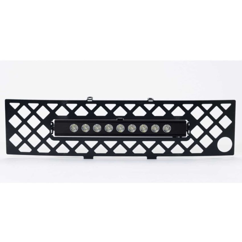 Putco 85182FPL 11-14 Ford F-150 EcoBoost SS Black Diamond Bumper Grille Insert w/ 10in Luminix Light Bar