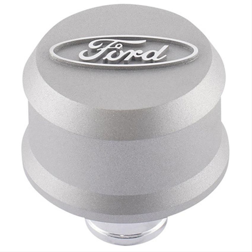 Ford Racing 302-437 Ford Slant Edge Breather-Gray