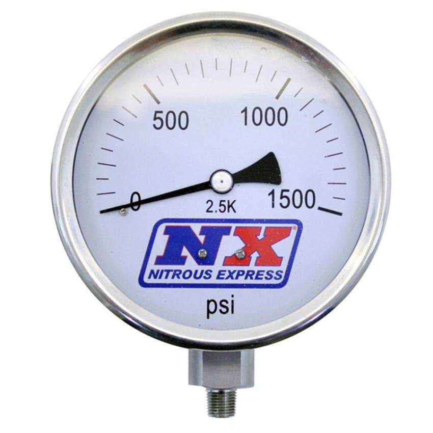 Nitrous Express 15540 Nitrous Pressure Gauge 4 inch-high accuracy