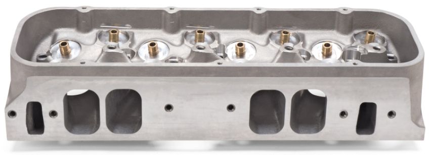 Edelbrock 61419 Race Cyl Head Musi CNC BBC Victor 24Deg Bare