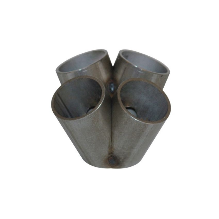 Vibrant Performance 2450 4 into 1 Turbo Manifold Merge Collector (T25/T28) - 4 UP STYLE