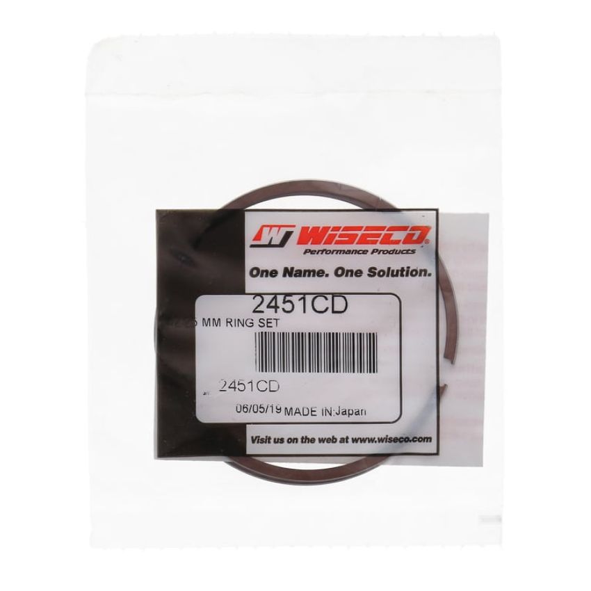 Wiseco 2451CD Wiseco Piston Ring Set, 2 Cycle, 62.25 MM Bore