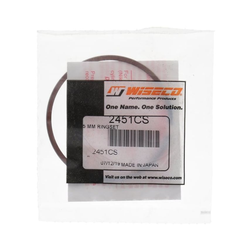 Wiseco 2451CS Wiseco Piston Ring Set, 2 Cycle, 62.25 MM Bore