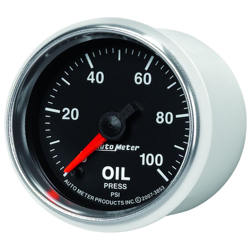 AutoMeter 3853 GAUGE, OIL PRESSURE, 2 1/16