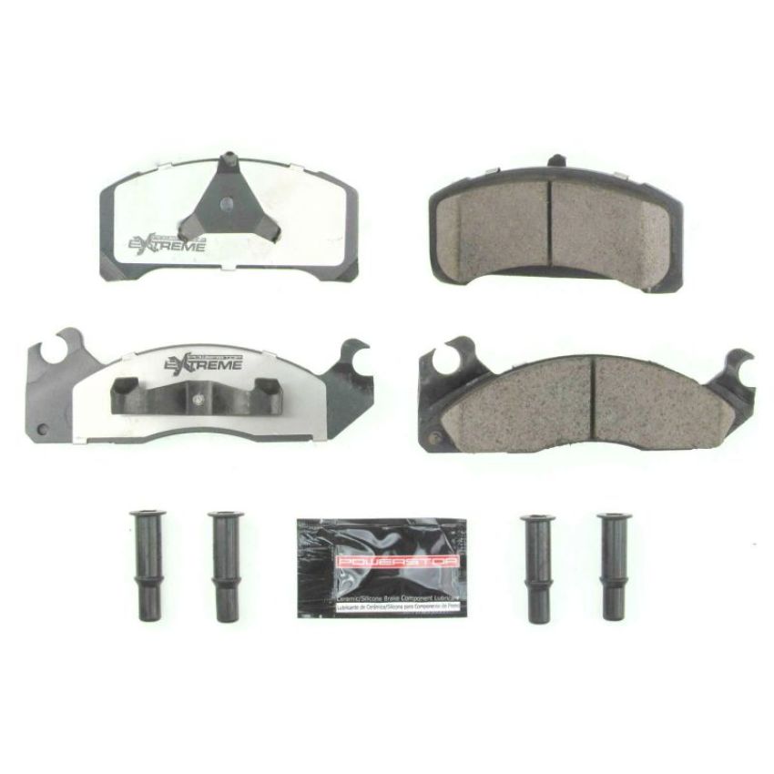 PowerStop Z26-310 PowerStop - Z26 Performance Carbon-Fiber Ceramic Brake Pads with Hardware Kit