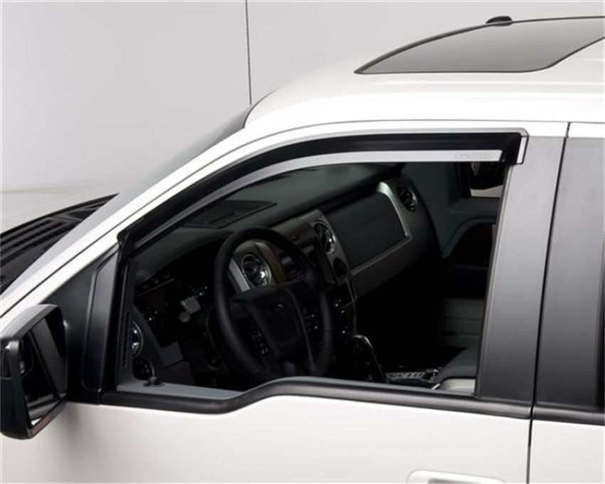 Putco 580151 09-14 Ford F-150 Super Cab / Crew Cab - Fronts Only - Tape-On Element Tinted Window Visors