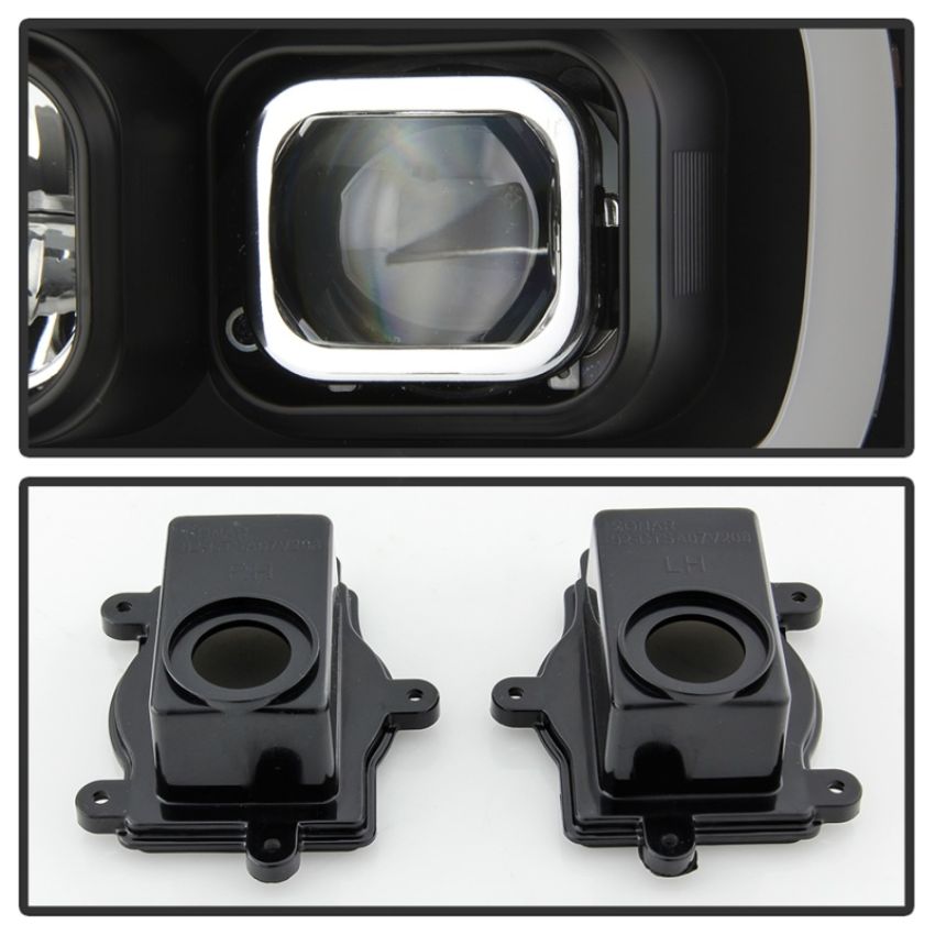 SPYDER 5086242 Projector Headlights - Version 2 - Switch Back Turn Signal Light Bar - Black