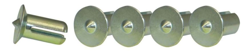 Moroso 71602 Quick Fastener Transfer Stud Punch Kit - 7/16in Buttons - 5 Pack