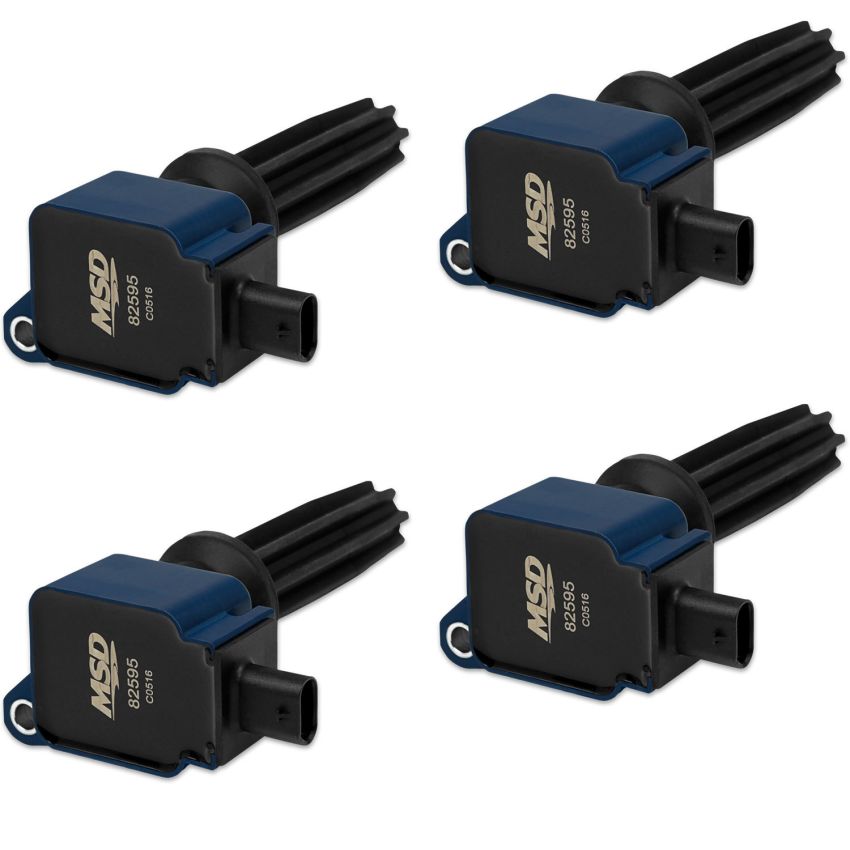 MSD IGNITION MSD825945 Coil 4pk Ford Eco-Boost 2.0L/2.3L Blue