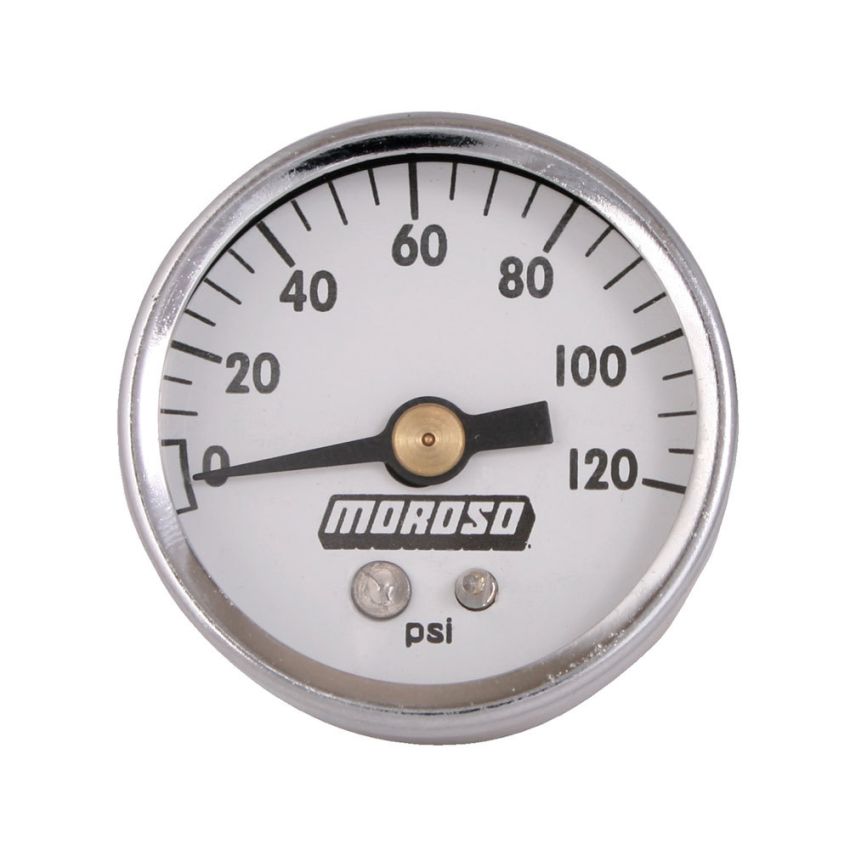 MOROSO MOR89611 1-1/2 Oil Pressure Gauge - 0-120PSI