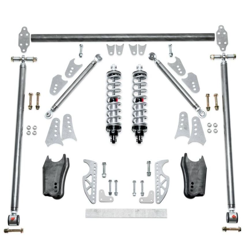 QA1 R173-170 HD Pro Rear Triangulated 4-Link Kit - Front Mount Single Adj Coilovers