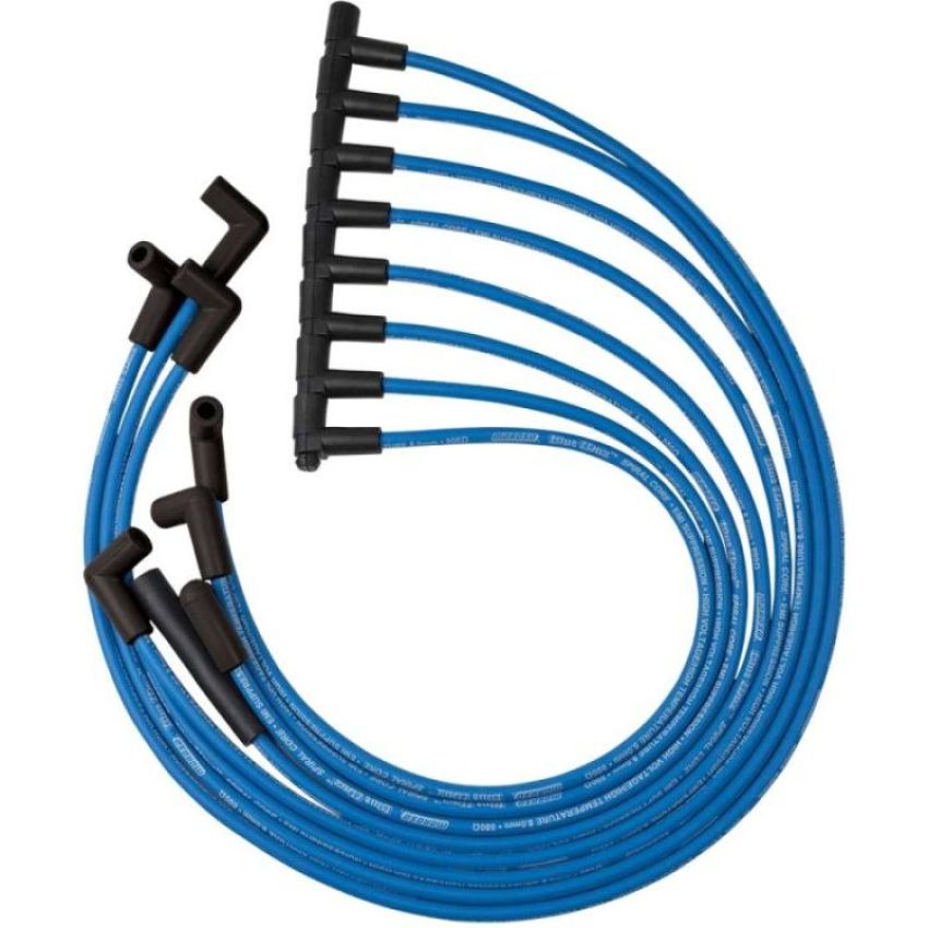 Moroso 72525 Custom Ignition Wire Set - Blue Max - Spiral Core