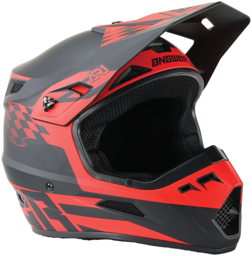 Answer 442904 AR1 Sweep Helmet Black/Red - Medium